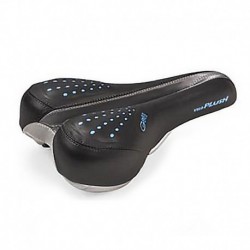 Selle CONFORT noire et bleue